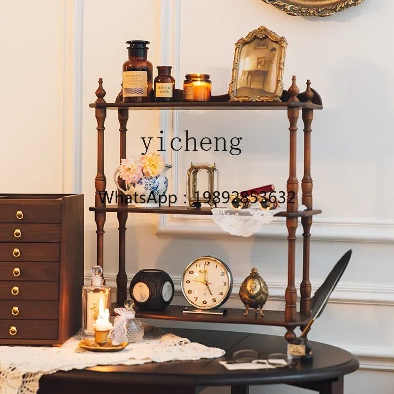 

BBZws.винтажная французская полка для хранения фигурок, полка для игрушек, настенная многослойная полка для дисплея