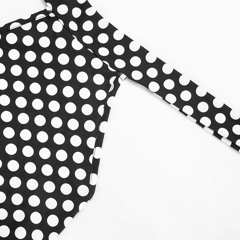 FAGADOER Combinaison moulante femme à imprimé pois colorés, dos nu, sans manches, style streetwear, collection 2026