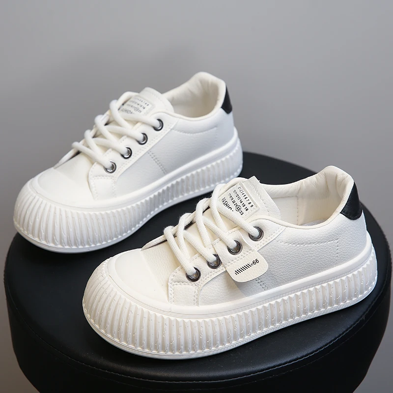 

Белые женские кроссовки, весенне-осенние легкие повседневные кроссовки на мягкой подошве на платформе, универсальная спортивная обувь для женщин