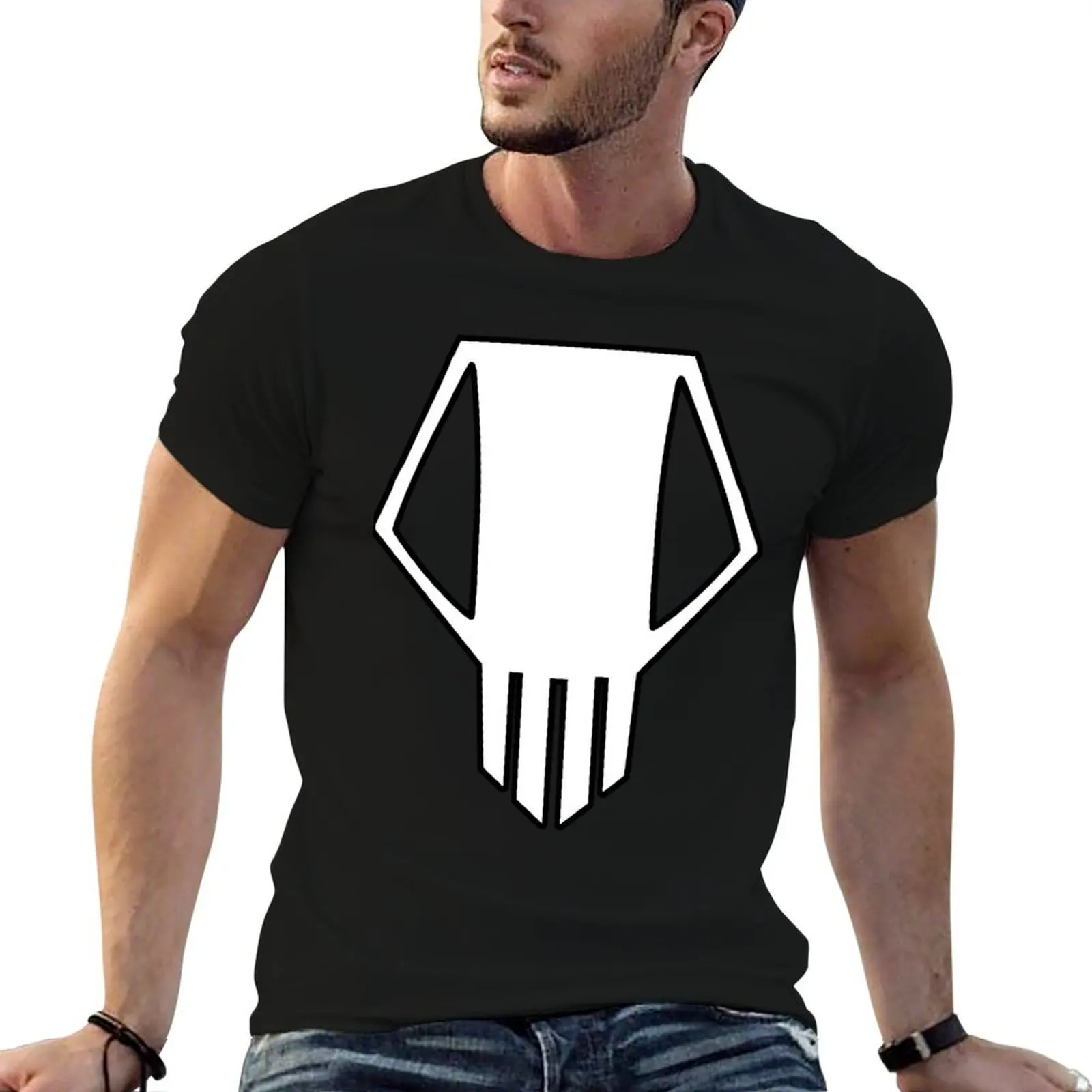 Bakugo - Simple Skull Classic T-Shirt Non-Shrink Basic Cotton T-Shirt