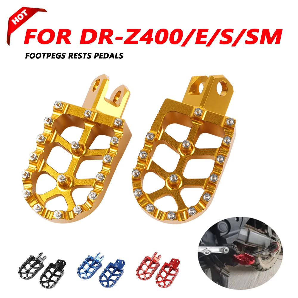 For SUZUKI DR-Z 400 S E SM DRZ400S DRZ400SM RM250Z RMX250 RM125 KLX400R KX500 Motorcycle Foot Rest FootRest Foot Peg Footpegs