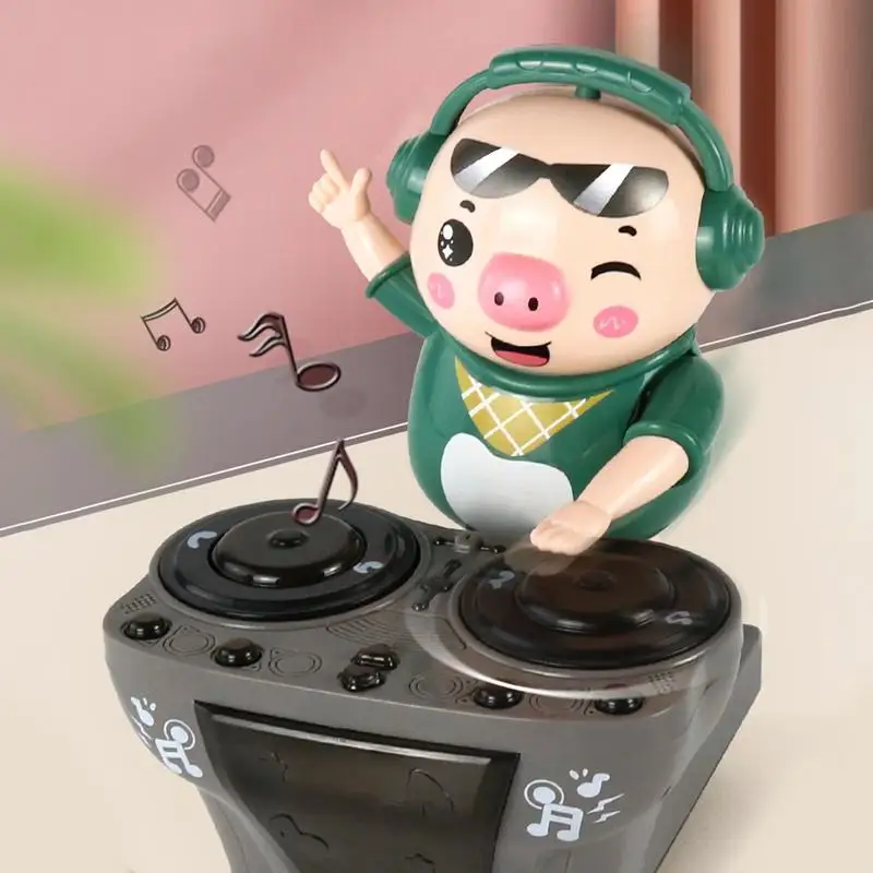 Dj-音楽とライト付きのロックピッグロボット,3つのサウンドエフェクト,音楽と赤ちゃんのおもちゃ