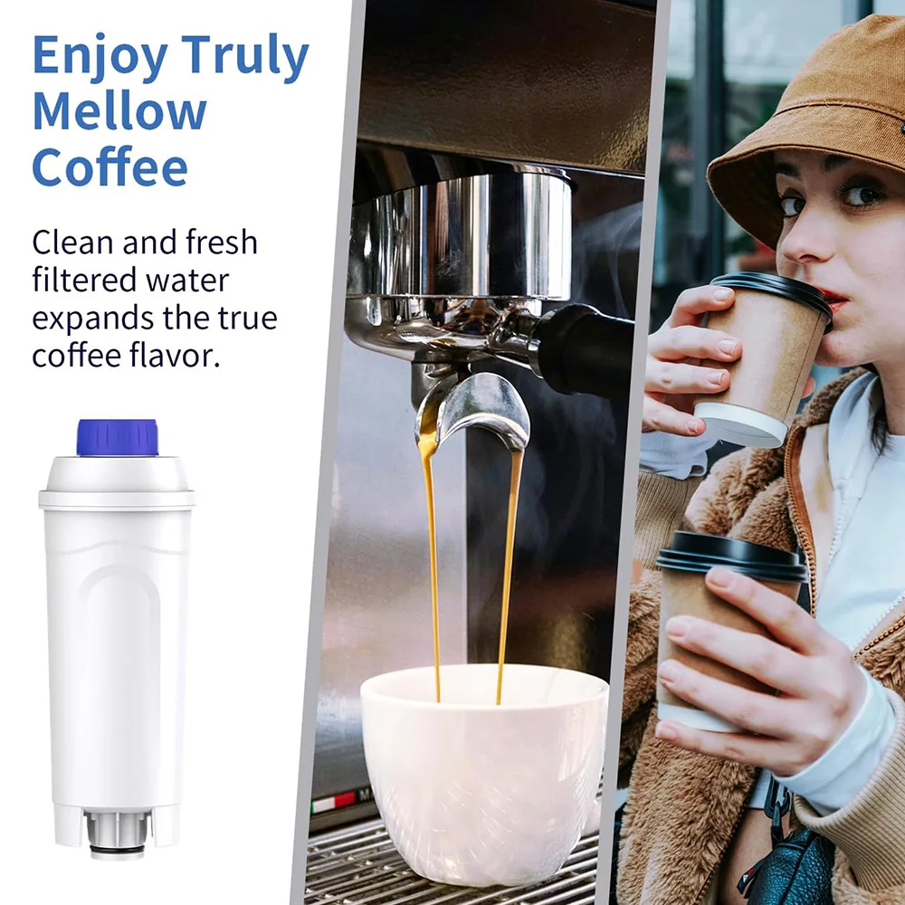 فلتر بديل لفلتر مياه القهوة، فلتر مياه متوافق مع ماكينات القهوة DeLonghi DLSC002 ECAM، ETAM، ESAM، BCO، EC