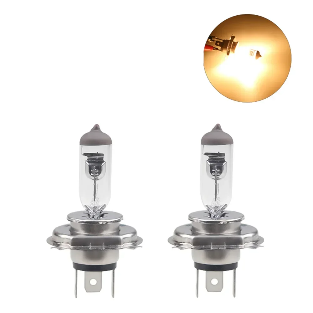 10Pcs H4 55W Halogen Xenon Car Light Bulb 12V 4300K High Low Beam Car Headlight Lamb Factory Price Car Styling Parking  H4 Coche