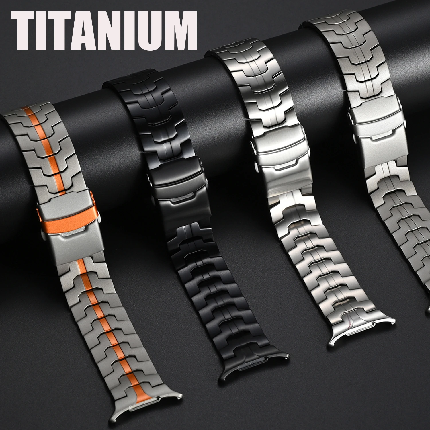 حزام التيتانيوم لساعة سامسونج جالاكسي الترا 2025 2024 سوار معدني فاخر لسامسونج جالاكسي الترا 47 مللي متر لا فجوات كوريا #2