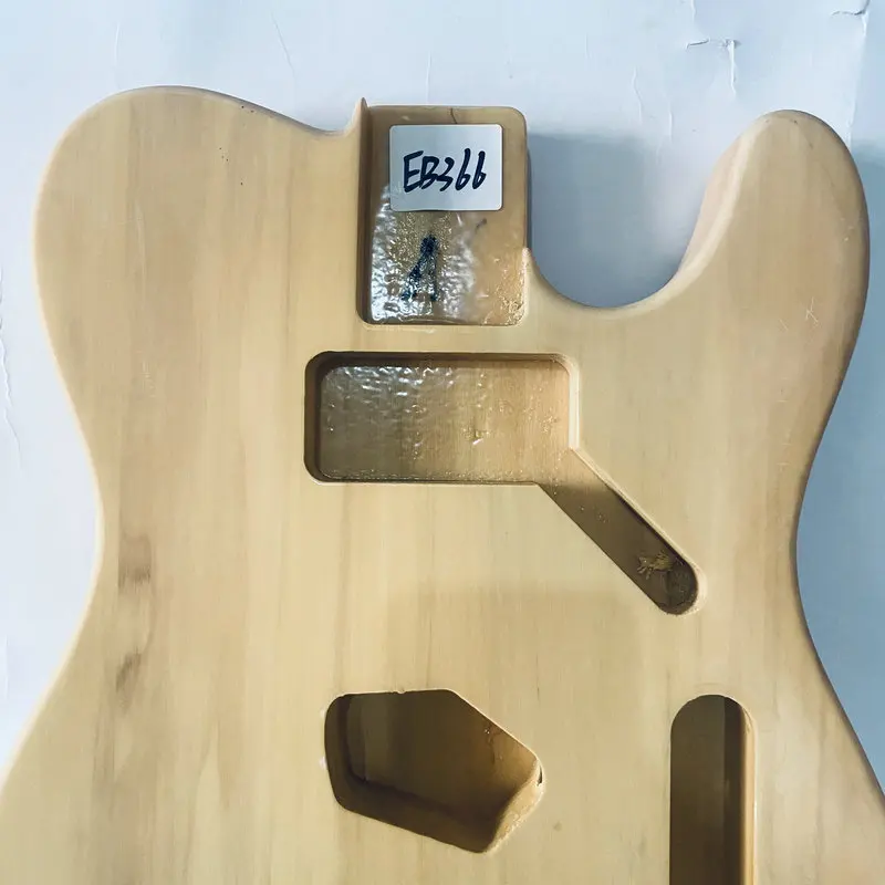 EB366 Unfinished DIY Guitar Parts for Tele Electric Guitar Body Replace TL Guitar Body in Solid Basswood