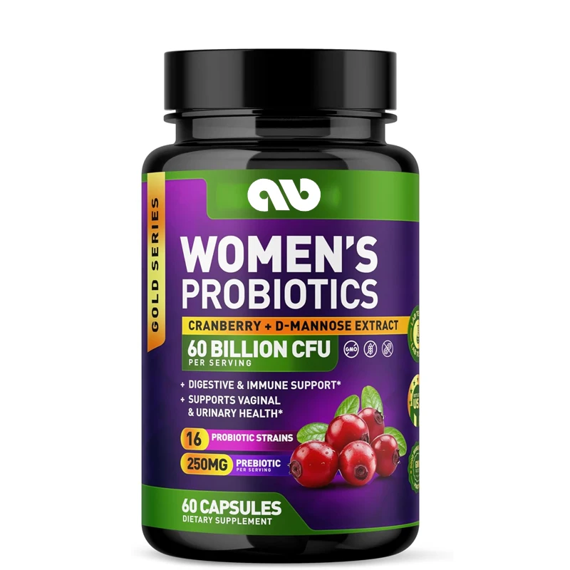 Female probiotics -60 billion colony units, 16 strains - supports digestion, immunity, and health -60 vegetarian capsules