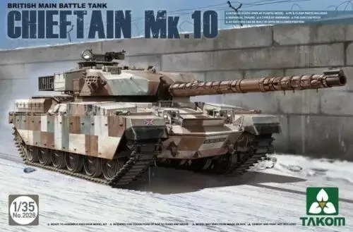 

Takom 2028 Масштаб 1/35, британский основный аккумулятор Chieftain Mk.10