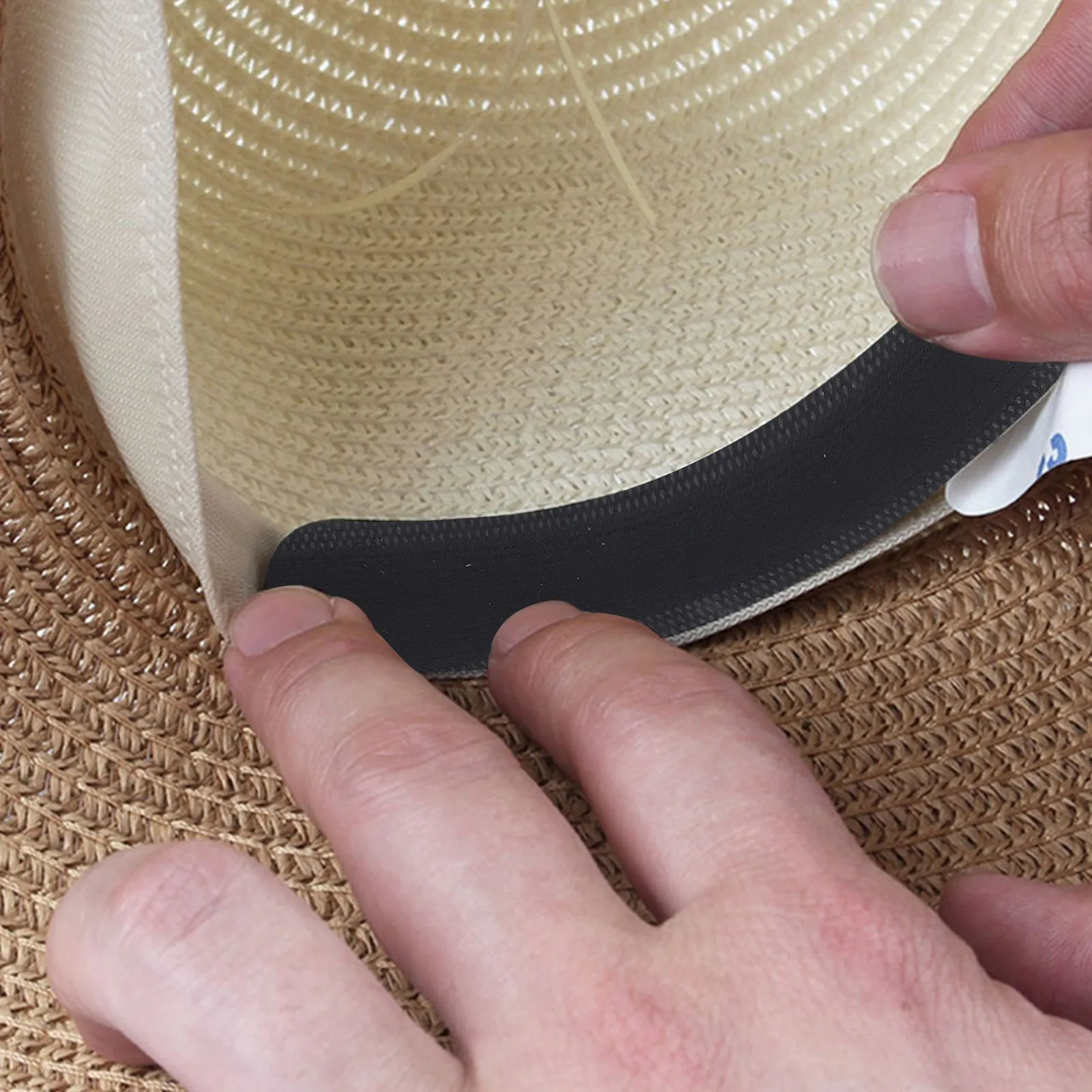 

20Pcs Sweat-Absorbing Hat Pads Removable Caps Anti-Dirty Stickers Quick-Dry Breathable Lightweight Outdoor Travel Hat