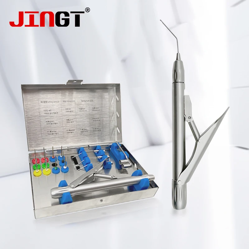 

JINGT Dental Supplies Root Canal File Extractor Nickel Titanium Files Oral Instruments Broken Needle Box Set