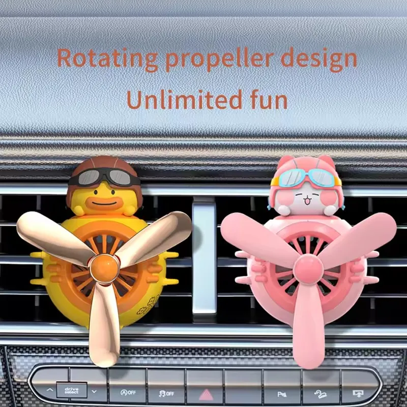 Air Vent Car Aromatherapy Decoration Cute Cartoon-shaped Car Perfume Aromatherapy Automotive Supplies with Free Gifts