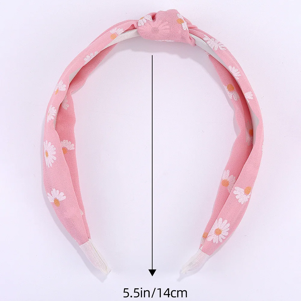 3pcs/set Daisy Pattern Headband for Girls Kids Hair Accessories Headbands for Women Popularity Headwear Ideal Gift for Girls