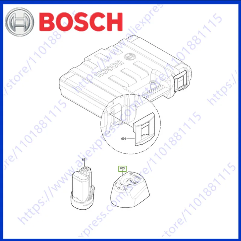 Housing Section Gear Box plastic covering Electronic Module Cover Locking nut Bearing Bracket for Bosch Pro Pruner Secateurs