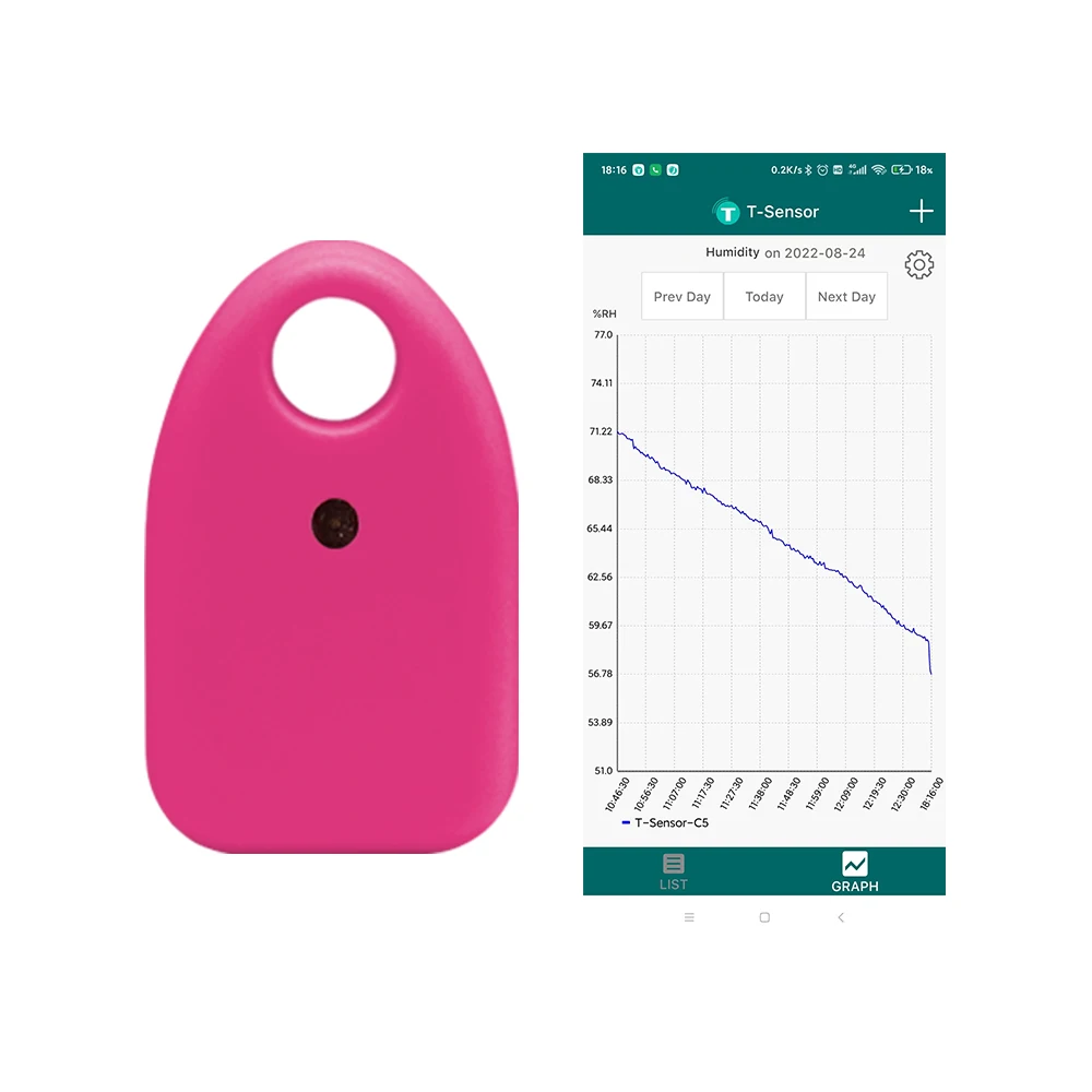 

Smart Temperature Humidity Sensor Ble Thermometer Hygrometer Thermohygrometer with App Monitoring