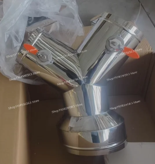 Manual Y Type Air Duct Damper, Galvanized Three Way Ventilation Control Valve for Adjusting Airflow Volume