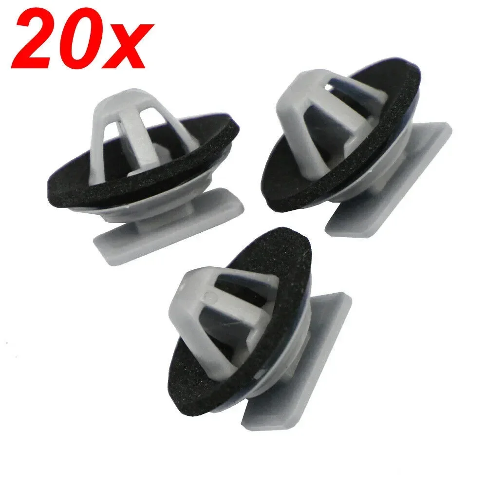 CarHome 20pcs Nylon Clip Sealer FOR 2013-2016 Mazda CX-5 Left Or Right Front Door Lower Molding Clip KD5351SJ3A NEW
