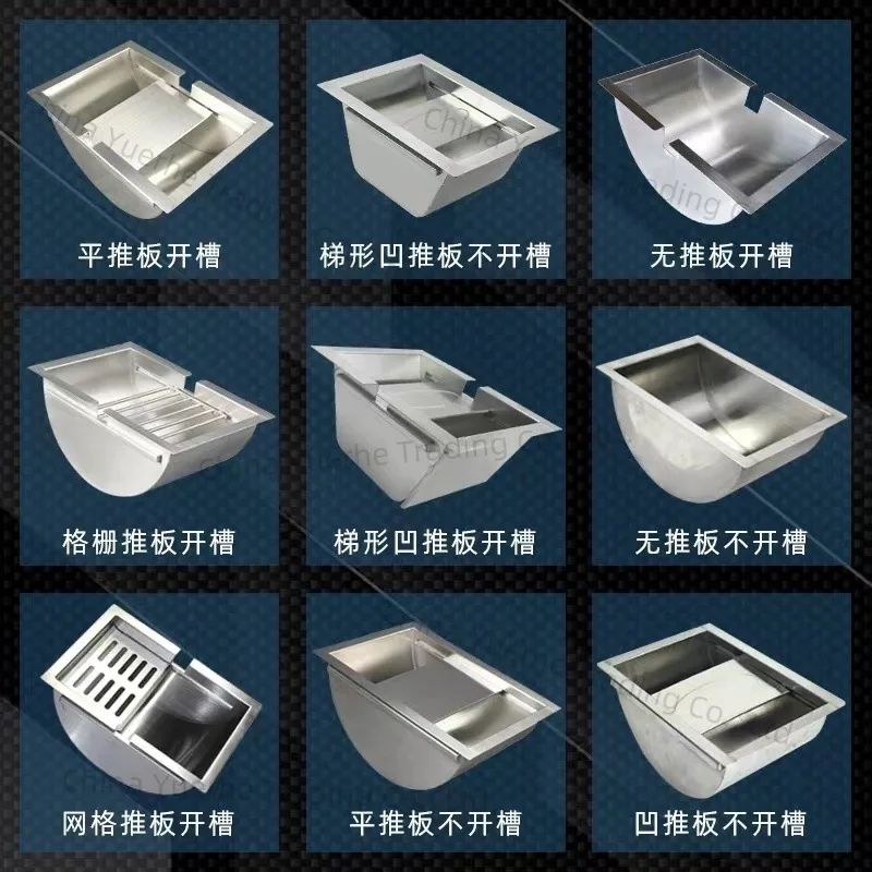 

Bank Hospital Counter Stainless Steel Money Slot Ticketing Window Channel Withdrawal Cashier Cash Bucket Cash Slot