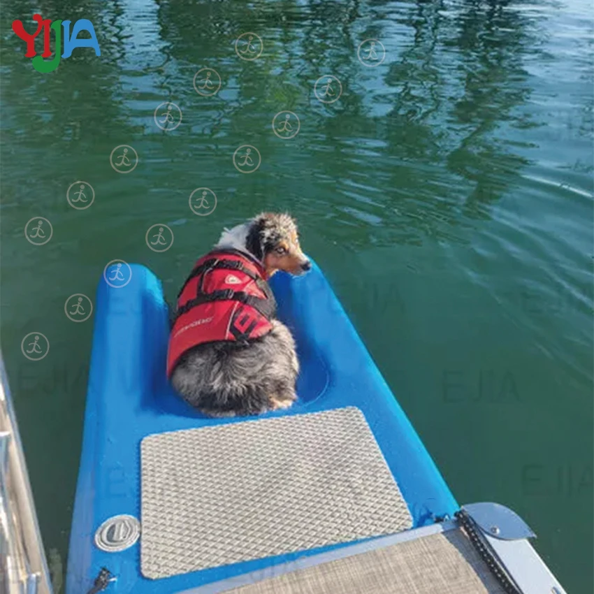 Portable Inflatable Dog Water Ladder Folding Pet Ladder Ramp For Boat  Outdoor Use Lightweight Dog Stairs