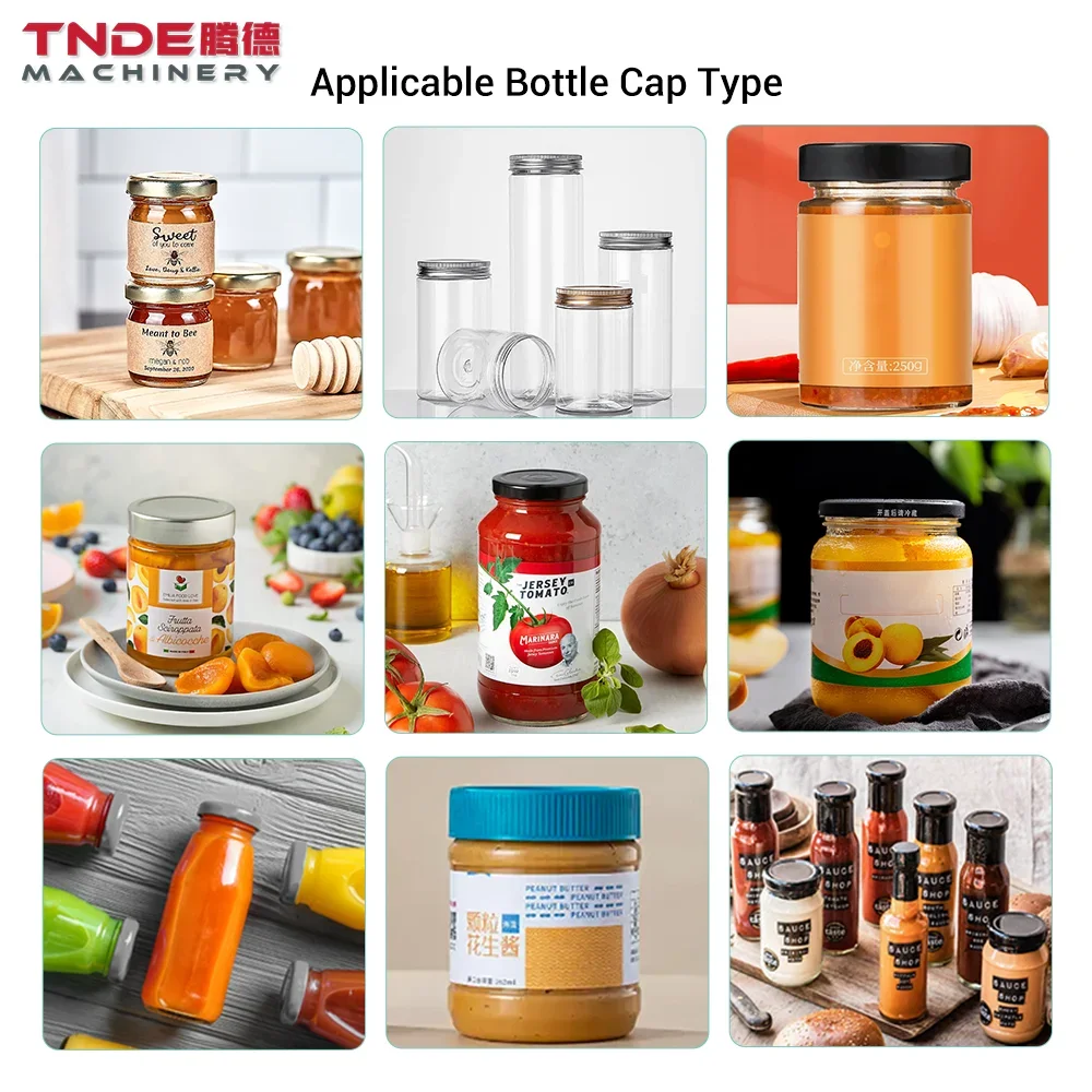 Trend 2025 Automatic Food Plastic Jar Tin Can Closing Machine Dust-proof Lid Capping Pressing Machine