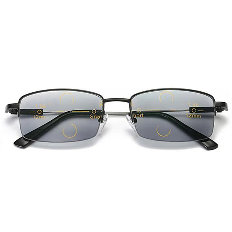Outdoor Near-far dual-purpose Photochromic Reading Glasses Women Men Progressive Multifocal Anti Blue Ray Finished Spectacles image 4