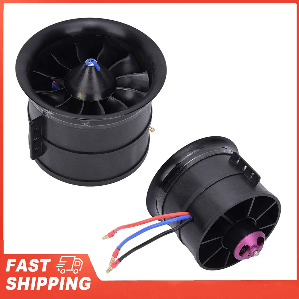 

Аксессуары RC Пропеллер EDF 90 мм 12-лопастной вентилятор с канальным двигателем 6S 1450KV для радиоуправляемых моделей Аксессуары для радиоуправляемых самолетов