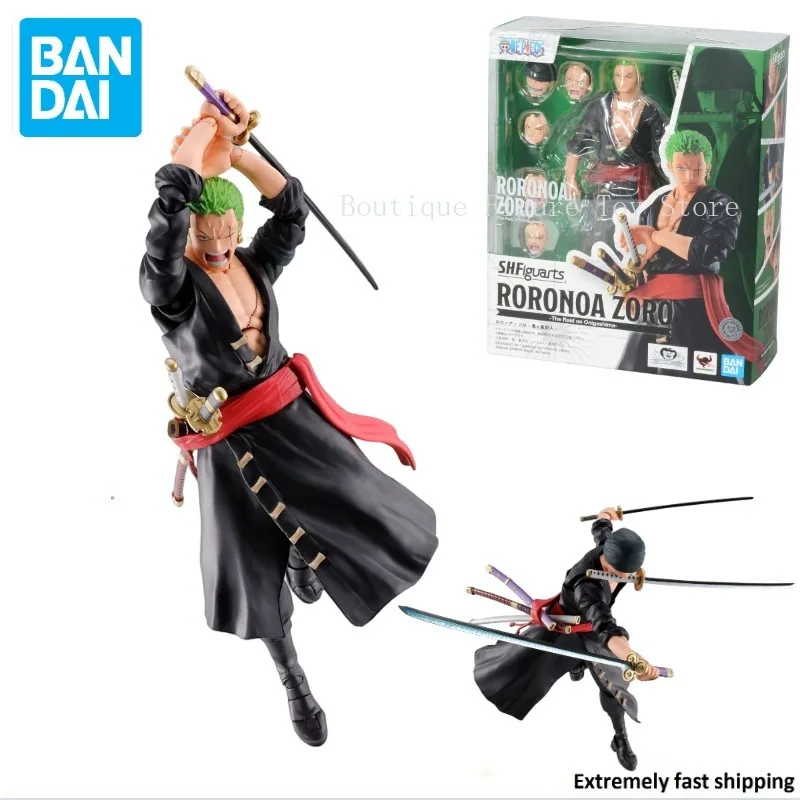 

In Stock Original Bandai S.H.Figuarts ONE PIECE Roronoa Zoro Invasion of Onigashima Figure Anime Model Toy Collect Action Gift