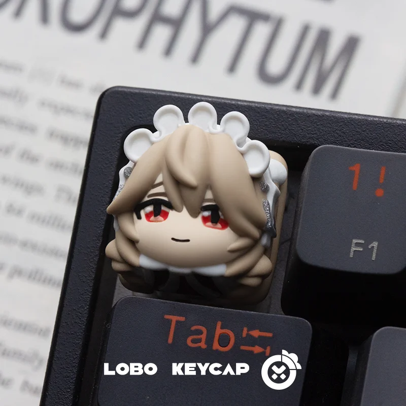 Zenless Zone Zero Ellen Joe 3D Printed Resin Artisan Keycap Cute Anime Custom Keycap Mechanical Keyboard Gaming Gift Collectible view 5