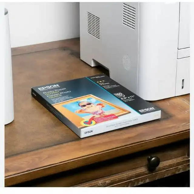 

Glossy Photo Paper, 8.5 x 11, Glossy White, 100/Pack