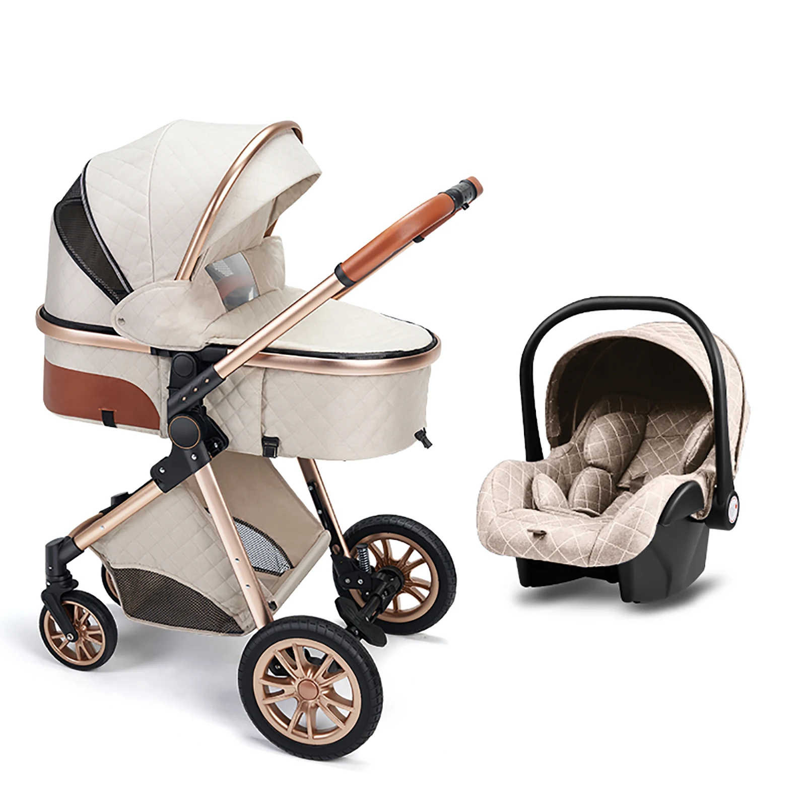 High Landscape Stroller for Kids Newborn