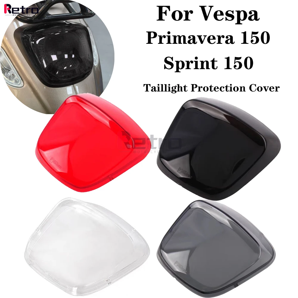 

Motorcycle Scooter Taillight Protection Cover For Vespa Sprint Primavera 150 2018-2023 2019 2020 2021 2022