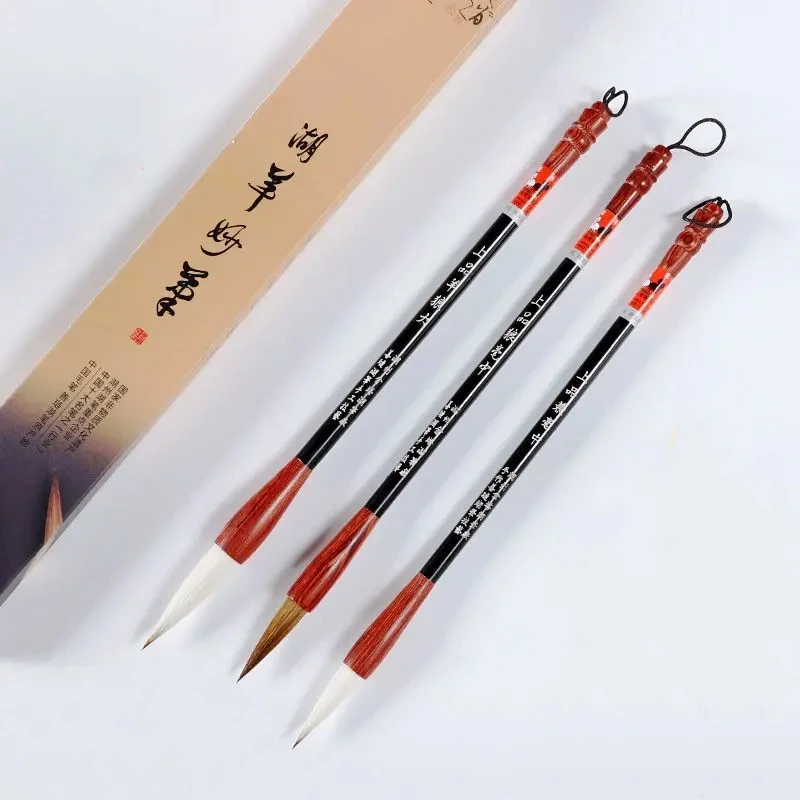 

Weasel Woolen Multiple Hair Writing Brush Regular Script Running Script Calligraphy Brush Set Watercolor Chinese Painting Brush