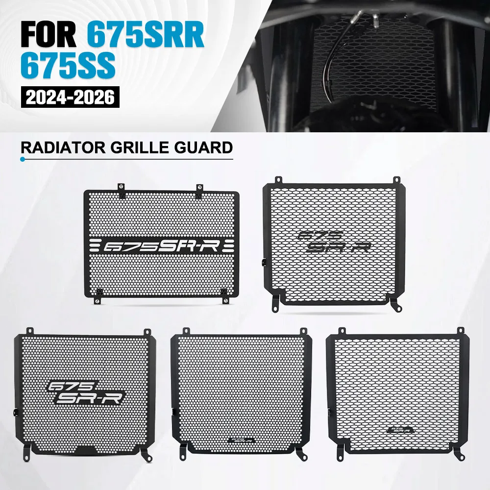 

675SR/675SR-R Radiator Guard Accessories FOR CFMOTO 675 SR / 675 SRR 2024-2025-2026 Radiator Grille Guard Protector Cover 675SRR