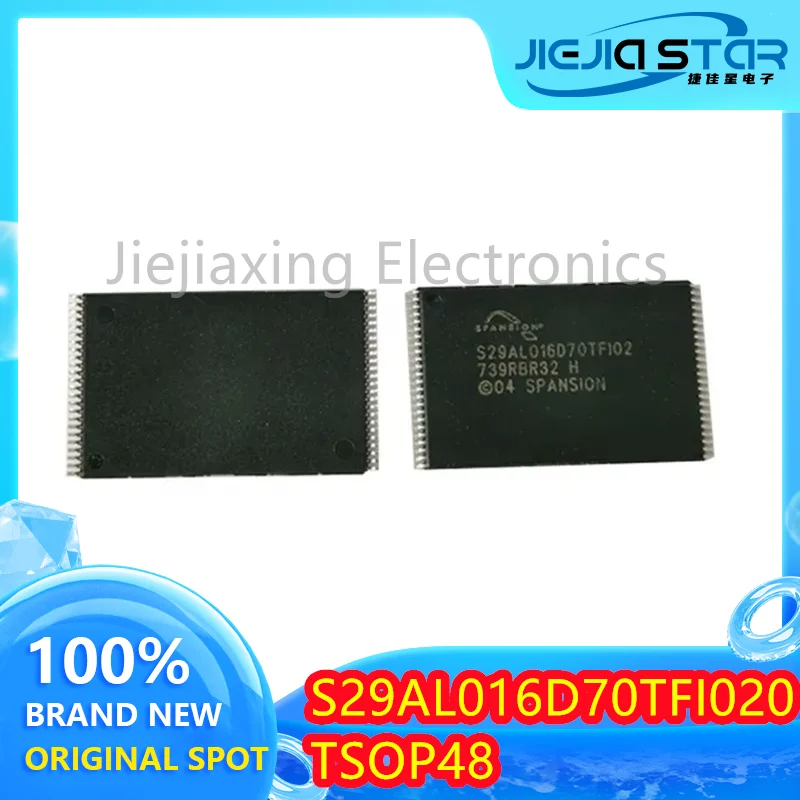 

Original Imported TSOP48 Flash Chip, 5 Pieces, S29AL016D70TFI020, S29AL016D70TFI02, 100% New Memory, Free Shipping