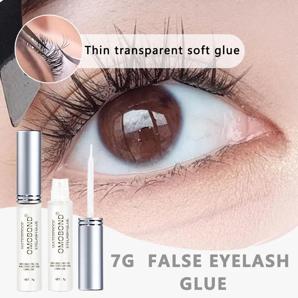 7g gepfropfter Wimpernkleber für Anfänger, geruchlos, offene Augen, gepfropfter Wimpernkleber, Zubehör für falsche Wimpern, Make-up-Pinsel