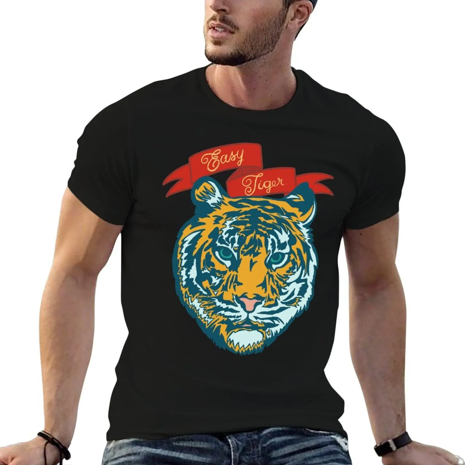 

Easy Tiger T-Shirt man t shirt summer t shirts designer man t shirts graphic T-shirt