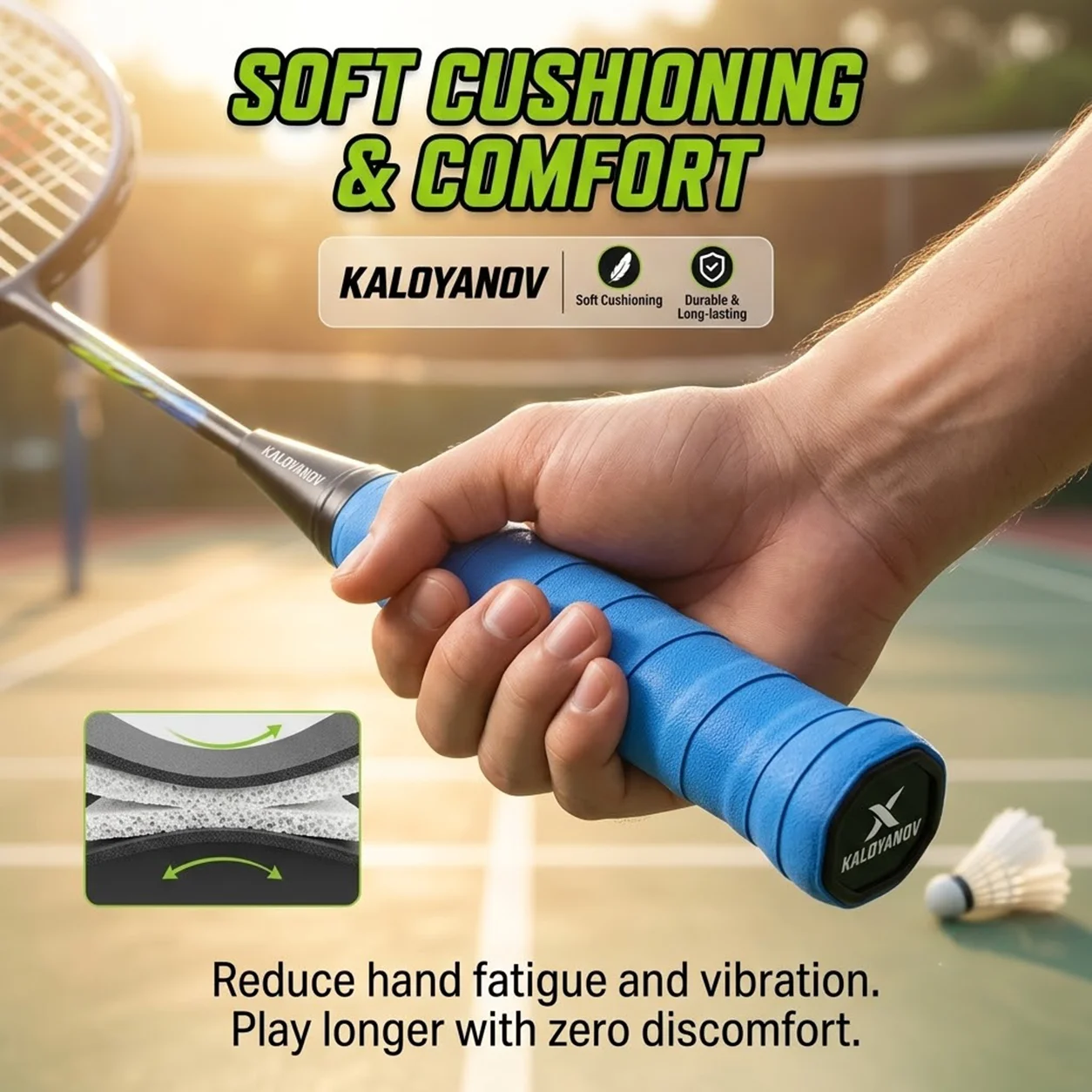 KALOYANOV 5PCS Badminton Overg - Badminton Materi recension och pris