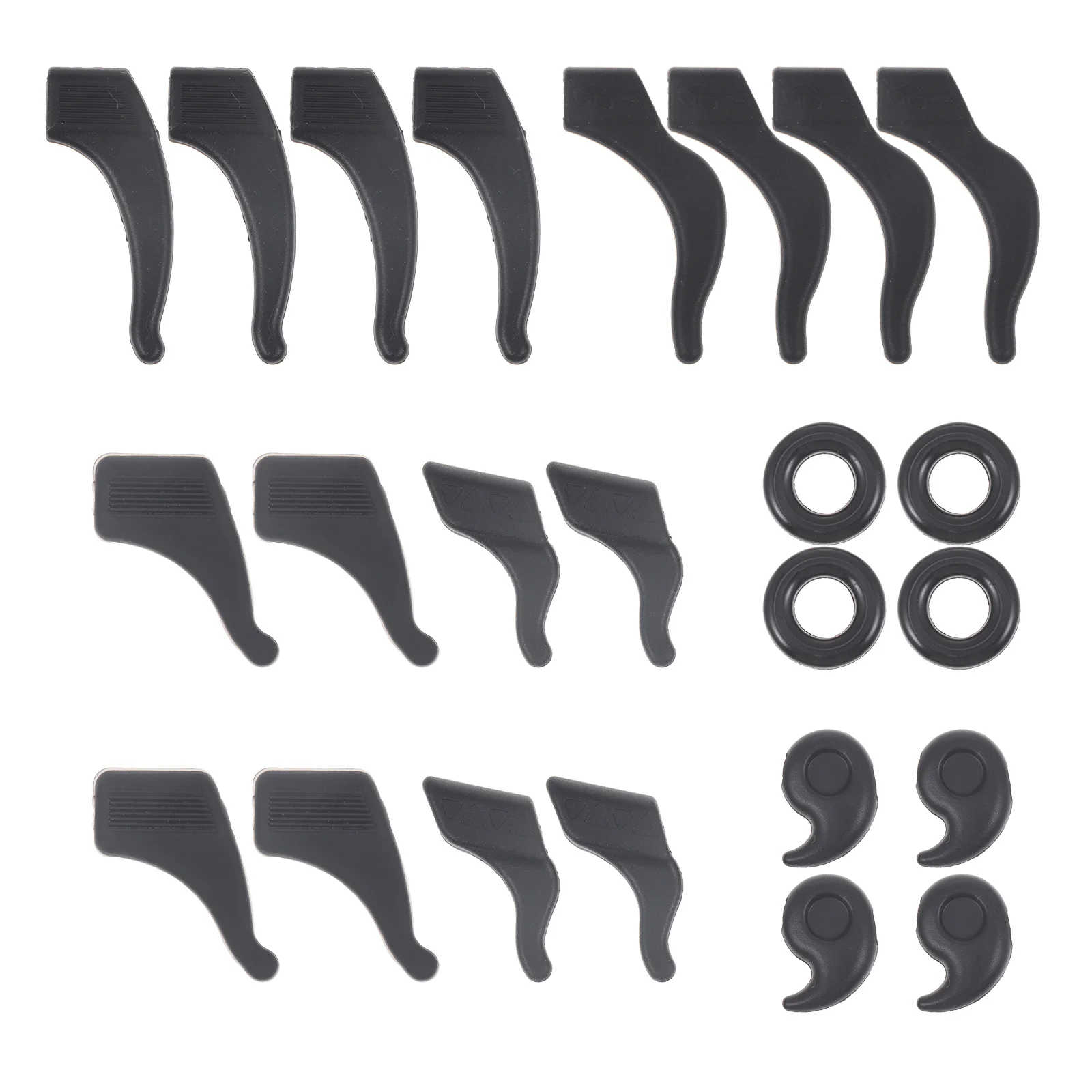 نصائح نهاية النظارات المضادة للانزلاق الأذن الجوارب قطع أغطية السيليكون للنظارات الشمسية الجمباز الساق استبدال الهدايا