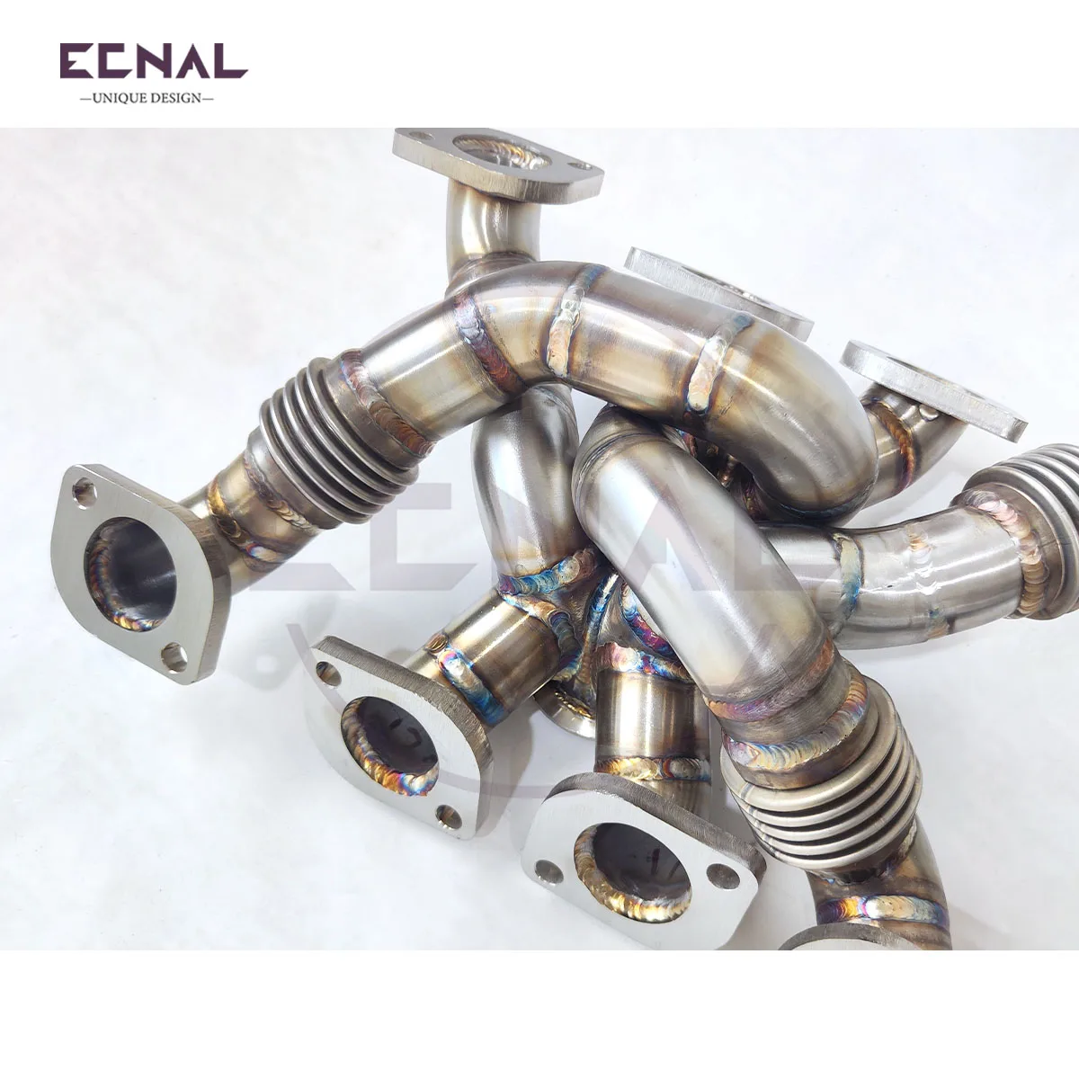 

Выхлоп Ecnal для BMW M5 F90, двухканальный дизайн, нержавеющая сталь, высокое качество потока, вытяжной коллектор равной длины