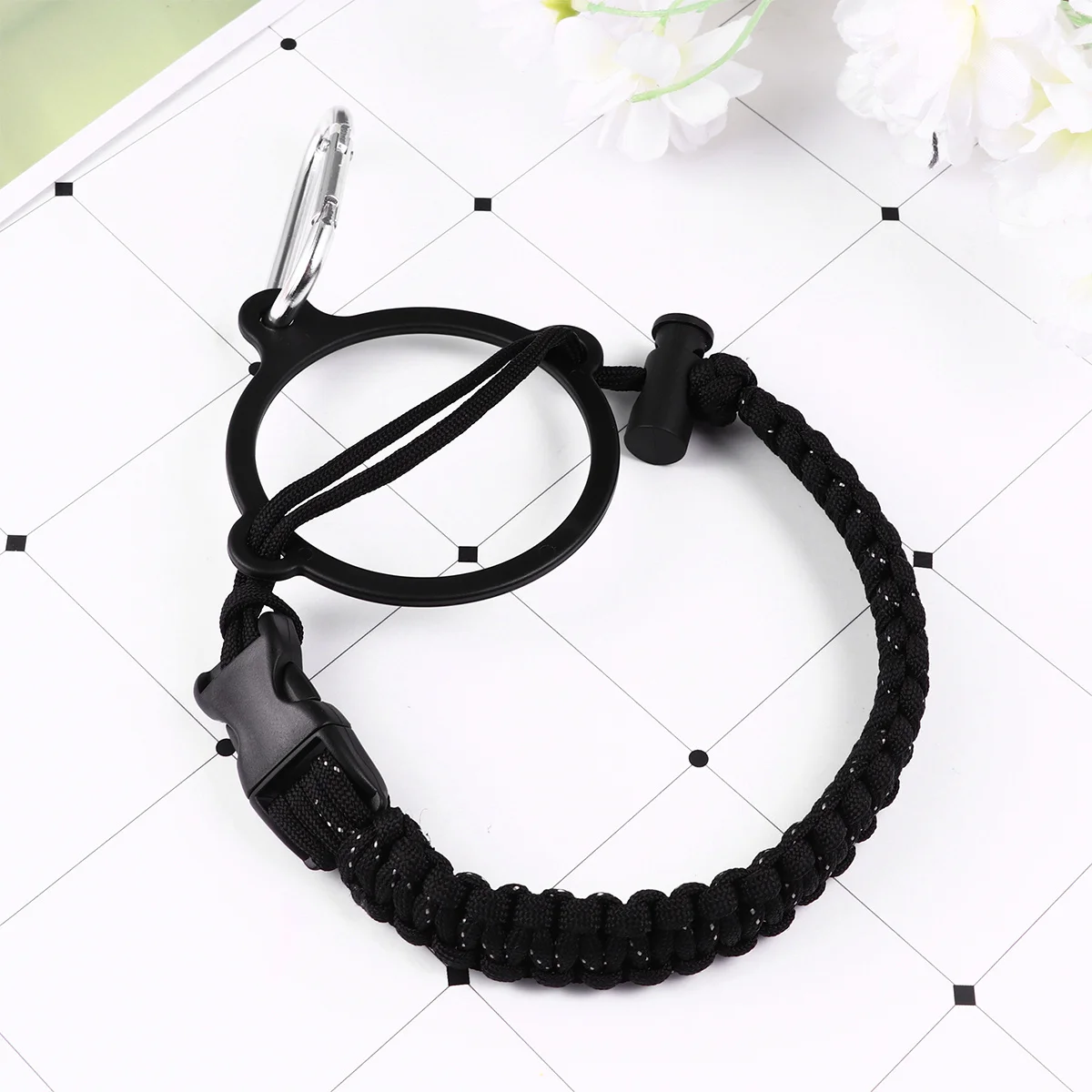 

2 PCS Parasol Rope Thermal Cup Hand Water Bottle Handle Strap Lanyard Safety Umbrella