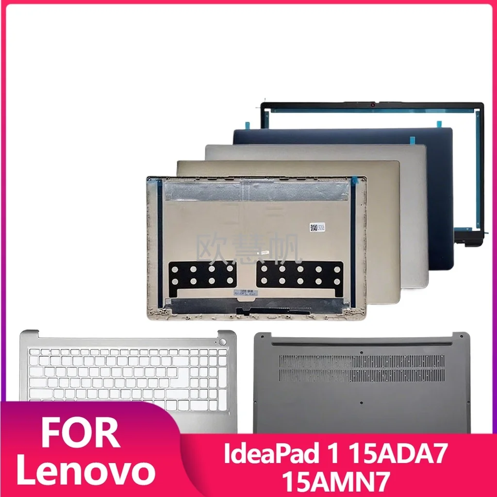 

T New for Lenovo IdeaPad 1 15ADA7 15AMN7 Laptop LCD Back Cover/Front Bezel/Palmrest Cover/Bottom Case Laptop Hinges