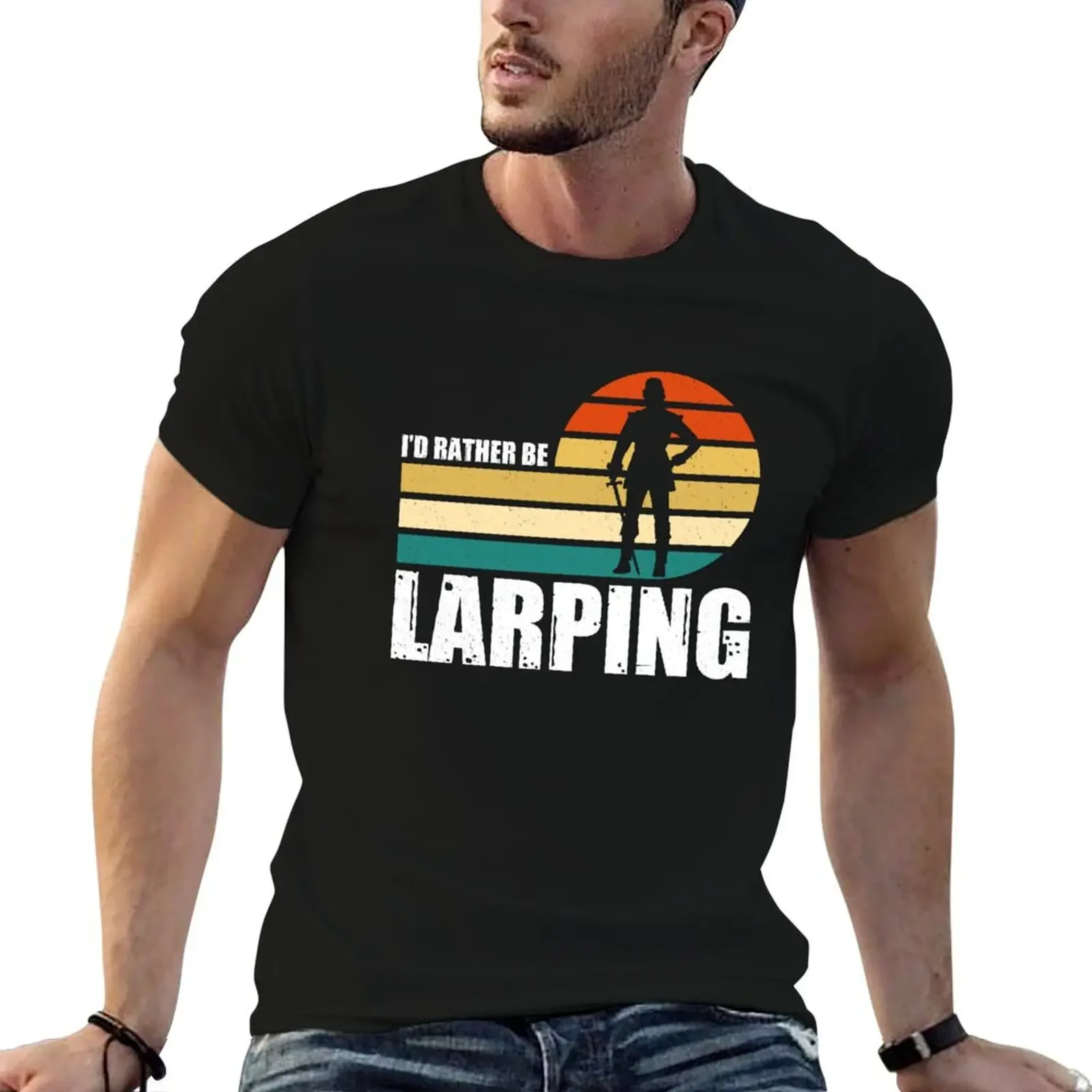 

Fantasy Role Playing Larp Larping T-Shirt blacks street wear anime stuff mens cotton t shirts