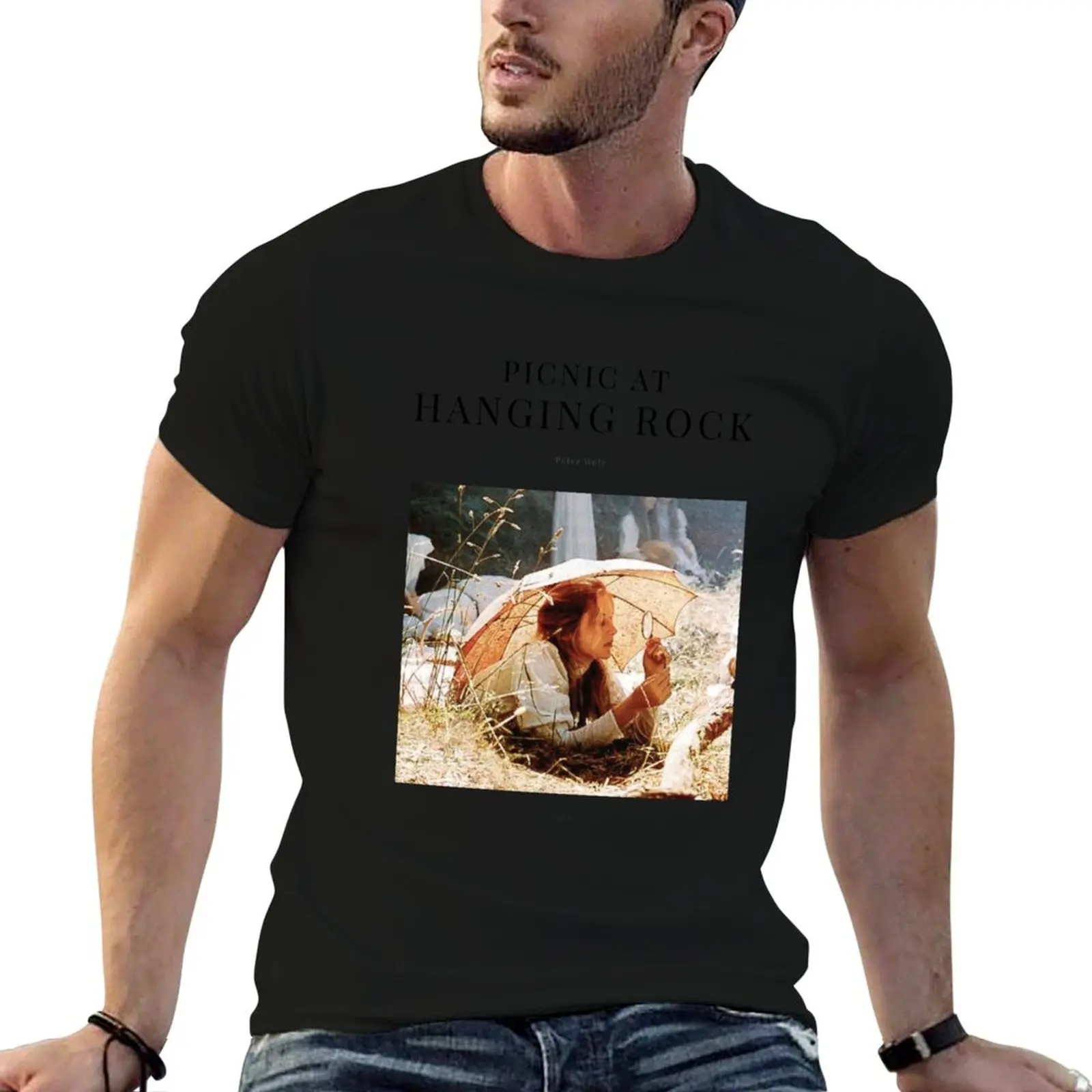 Picnic at Hanging Rock - Minimalist Movie Poster - Peter Weir Active T-Shirt plain quick drying t shirts for men graphic