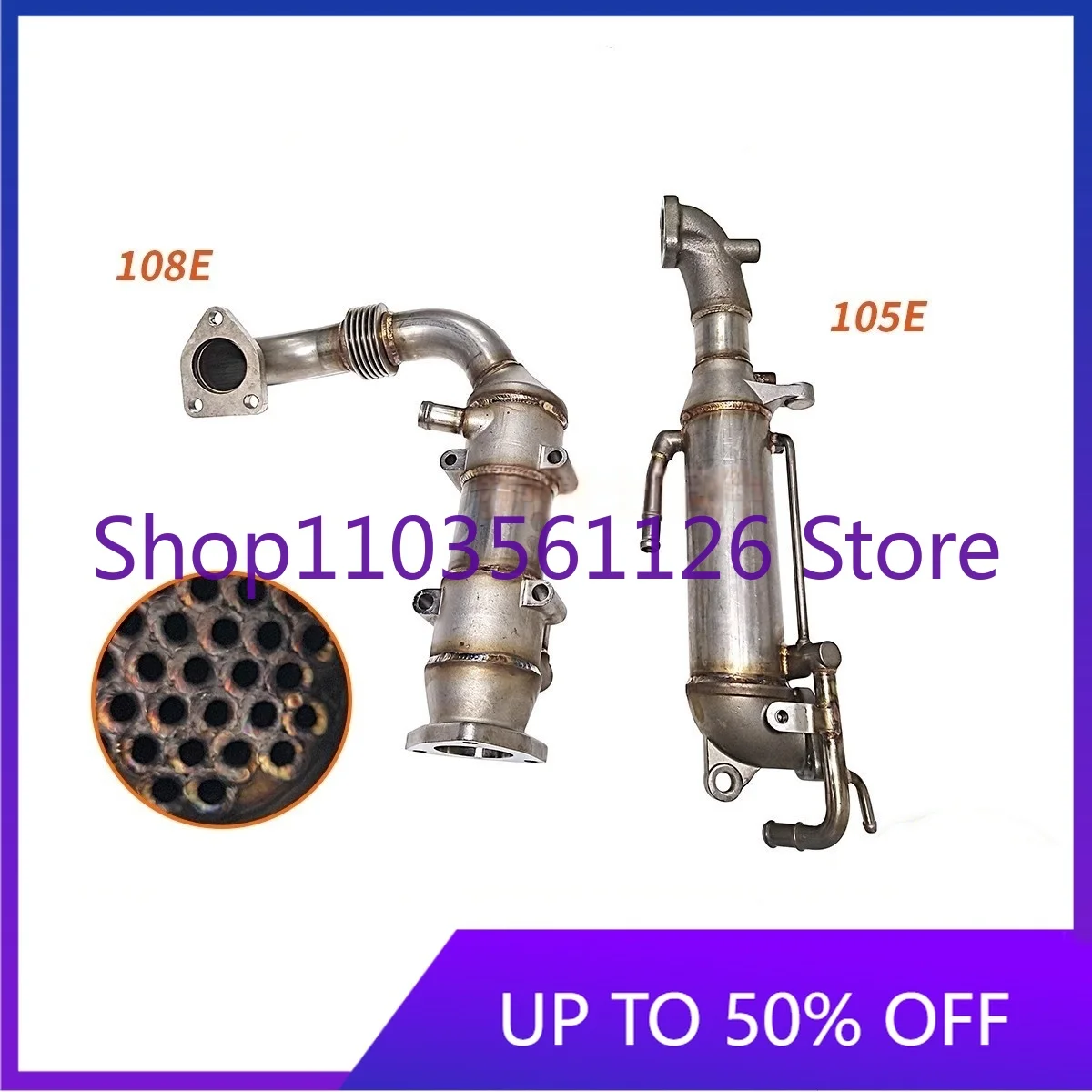 Hot Sale SK200 SK250 SK260 SK330 SK350-8 Super Excavator 8EGR Valve Exhaust Pipe for J05E J08E Engine Part