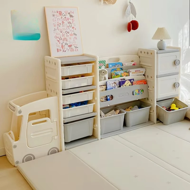 

Children's Furniture Set Toys Teen Storage Plastic Clothing Box Baby Bedroom Kindergarten Organization Bookshelf