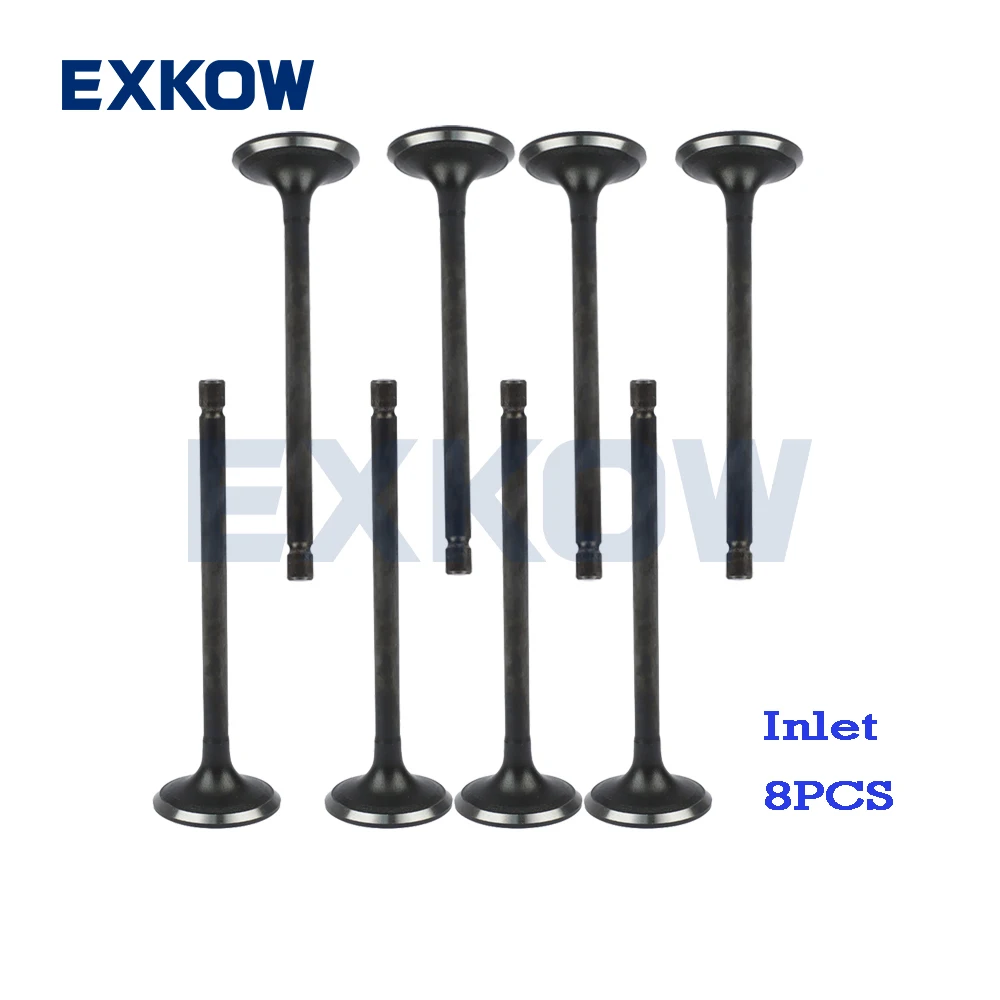 

8PCS Inlet/Exhaust Valves for Toyota Fortuner Hilux 1GD 2GD GGN155 GUN125 GUN126 2015- 2020 2021- 13711-0E010 13715-0E010