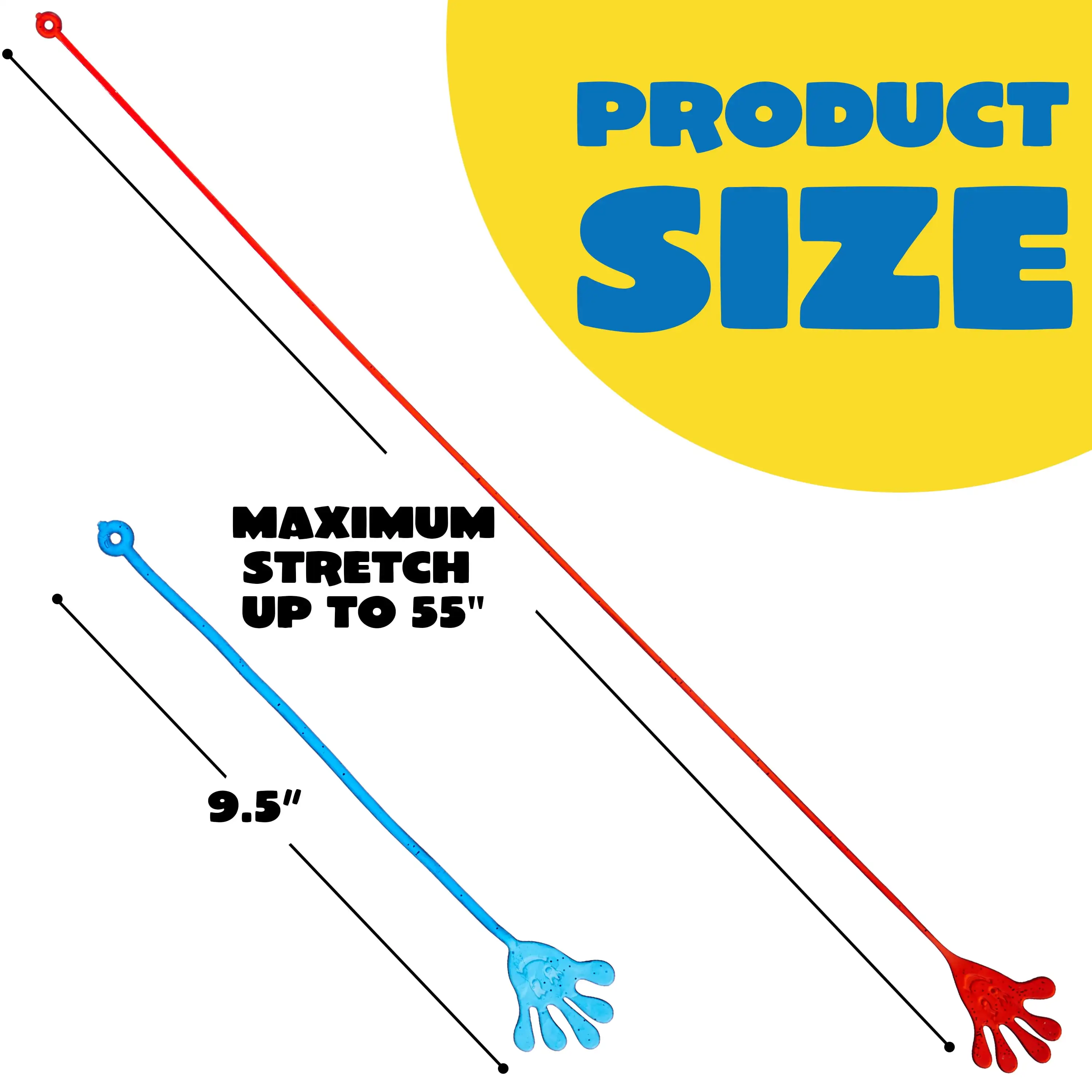 Joyfy 48/120 قطعة الأيدي لزجة هدايا الحفلات للأطفال متنوعة بسط Slappy الأيدي متعة ألعاب متململة هدية عيد الميلاد #4