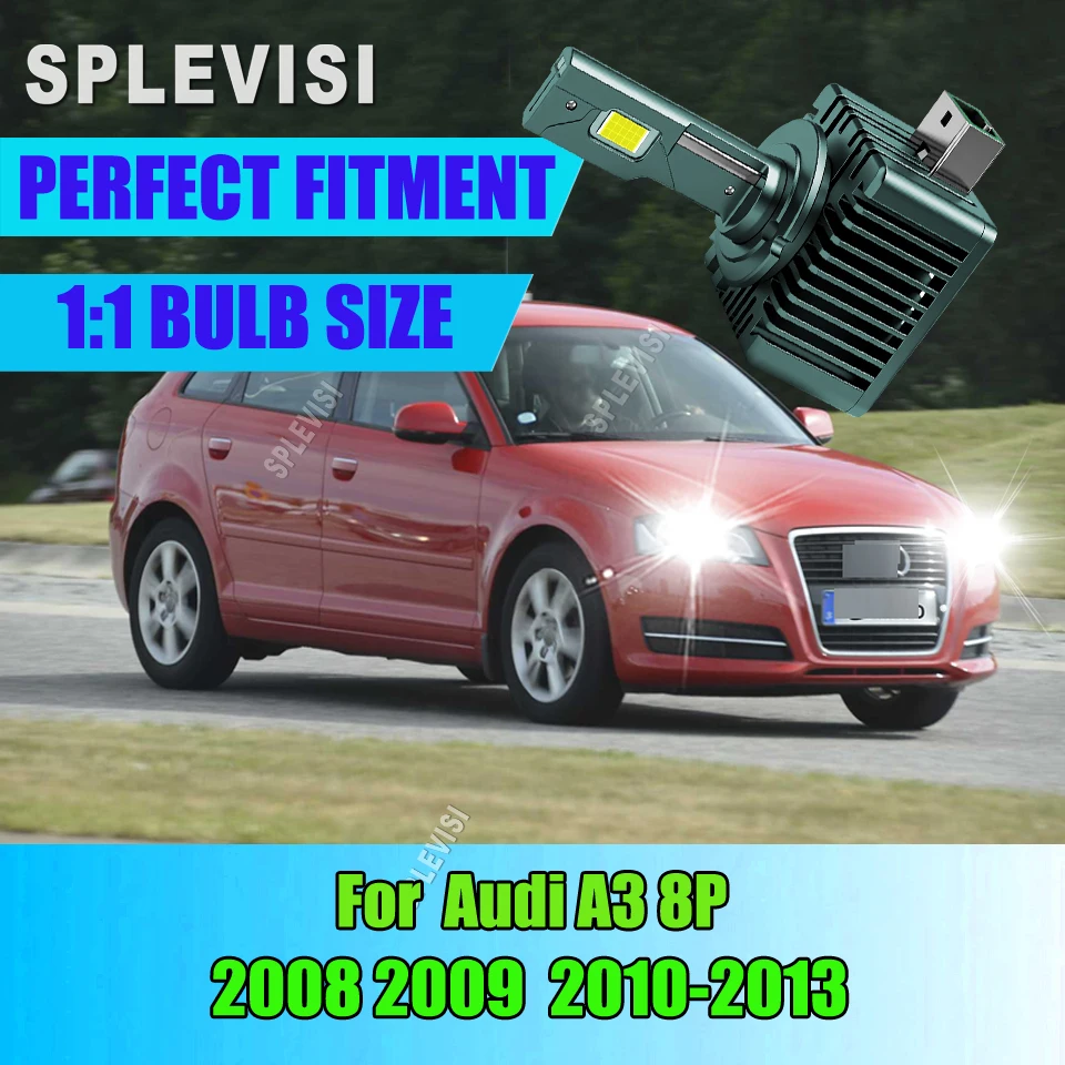 

D3S D3R Powerful CSP High Bright LED Bulbs Car Headlamp Replace 66340 42403 42302 For Audi A3 8P 2008 2009 2010 2011 2012 2013