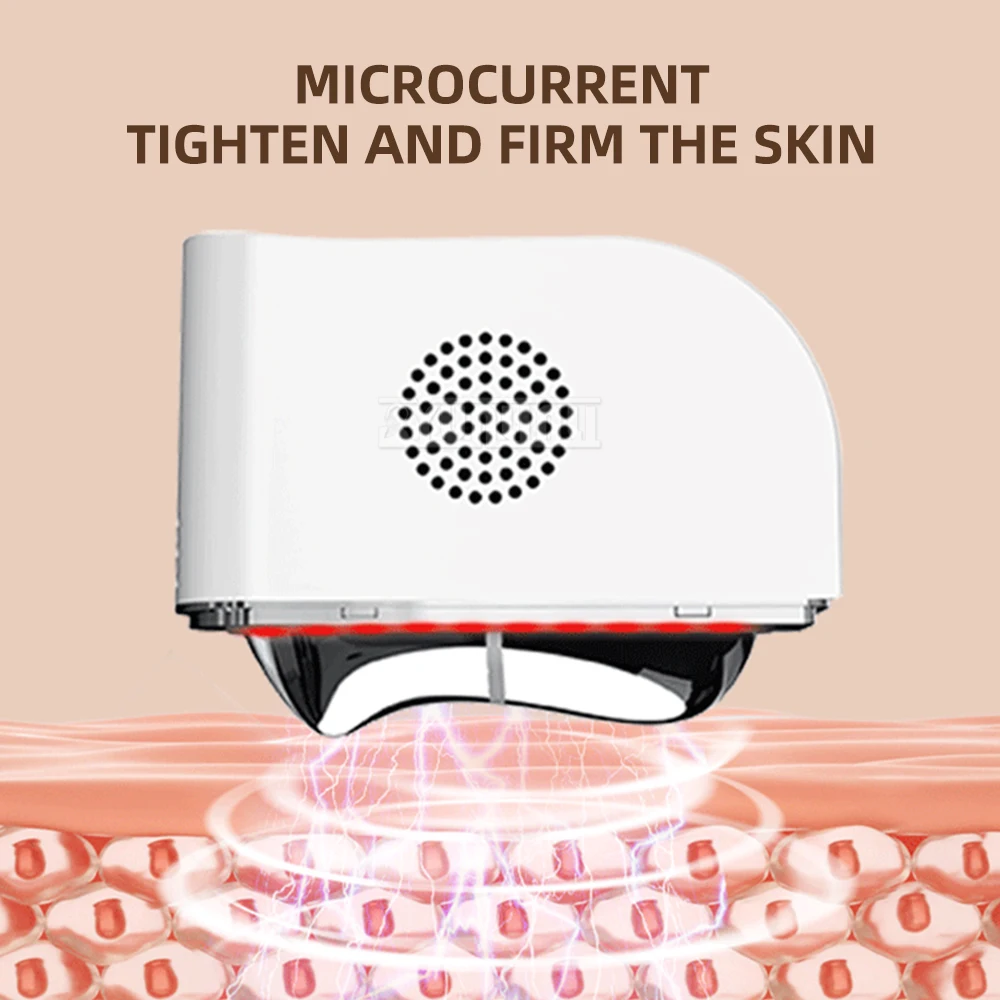 Electric Scraping Device for Facial Lifting Warm Cold Massage EMS Microcurrent Skin Rejuvenation Home Beauty Device