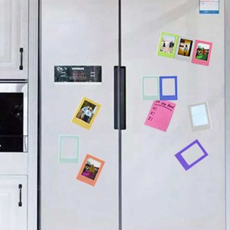 3-Inch Photo Frame, Refrigerator Magnetic Photo Frame, DIY Magnetic Sheet Combination Display Table-ABVK