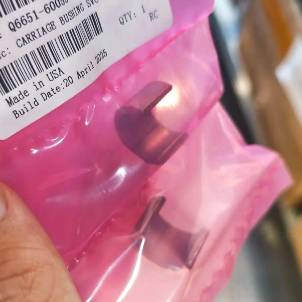 

1 комплект втулок каретки Q6651-60053 Q6651-60337 для HP DesignJet Z6100 Z6200 Z6600 Z6800 T7100 T7200 L25500 L26500 Z4000 D5800